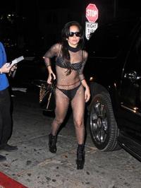 Lady Gaga In Sexy Body Fishnet #02
