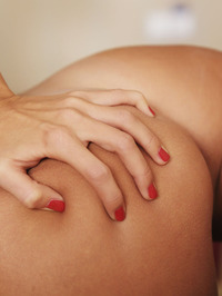 Gorgeous Teen Beauty Sandy Spreads Her Sexy Legs #14