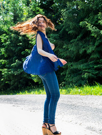 Evita Lima Flashing Her Tits And Pussy #17