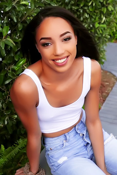 Hot Chick By The Bus Stop