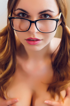 Nasita With Pigtails And Glasses