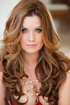 Carrie Stevens red lingerie